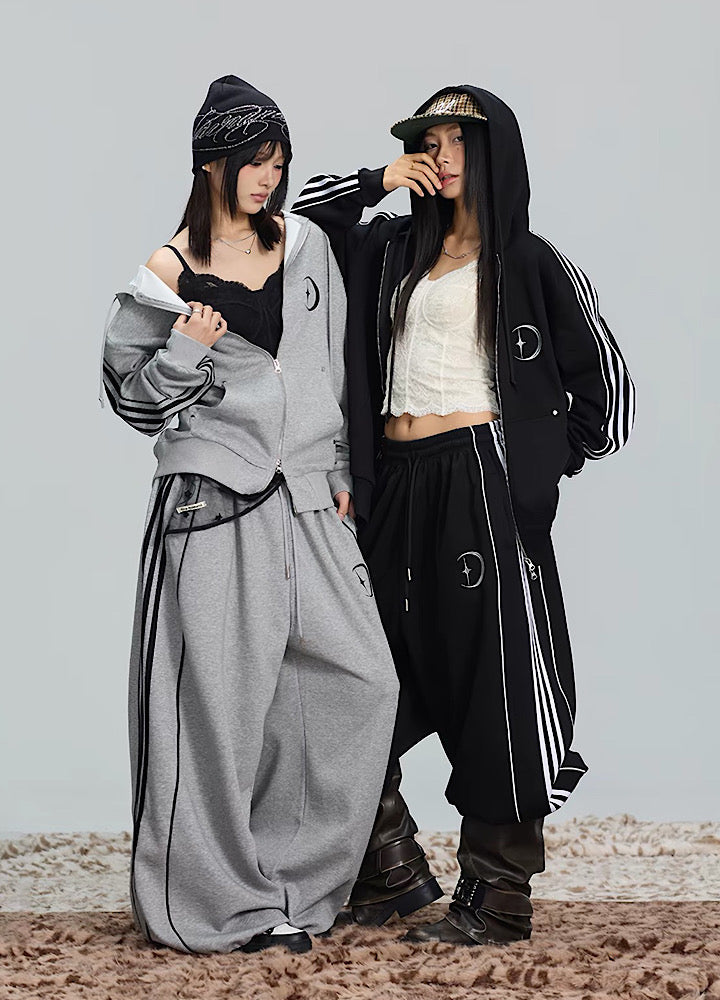 Star Line Oversized Hoodie Track Set-up  OR0795