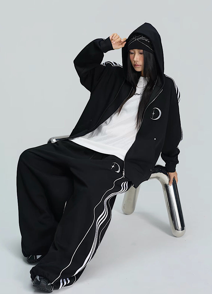 Star Line Oversized Hoodie Track Set-up  OR0795