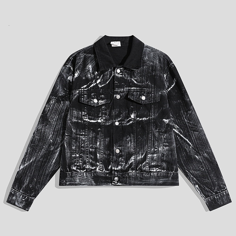 Random wash dark street denim setup  OR0800