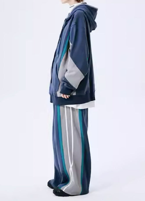 Casual sporty line base hoodie and pats setup  OR0804