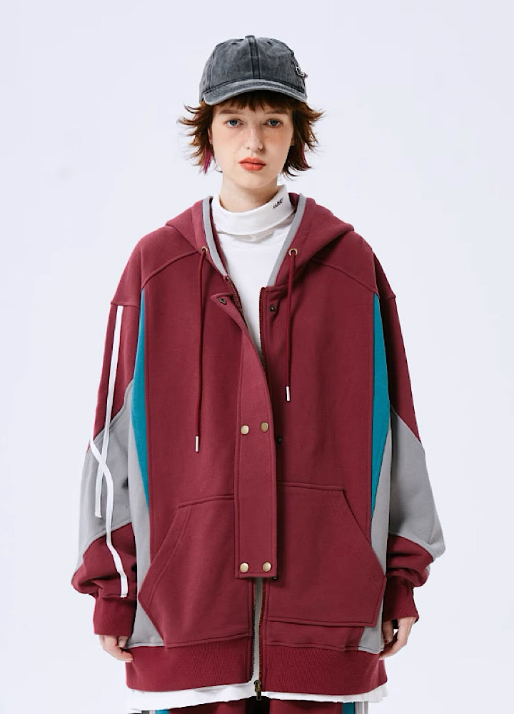 Casual sporty line base hoodie and pats setup  OR0804