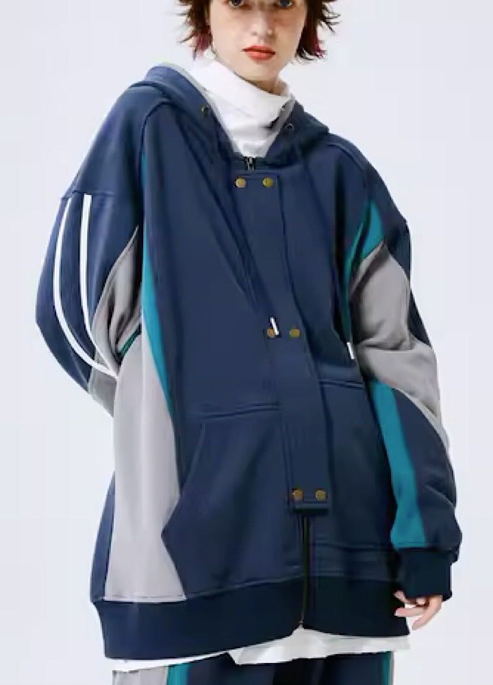 Casual sporty line base hoodie and pats setup  OR0804