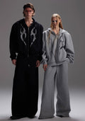 Basic tight silhouette design short length sweat setup  OR0807