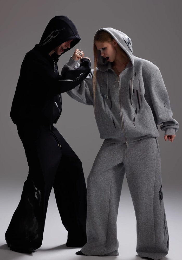 Basic tight silhouette design short length sweat setup  OR0807