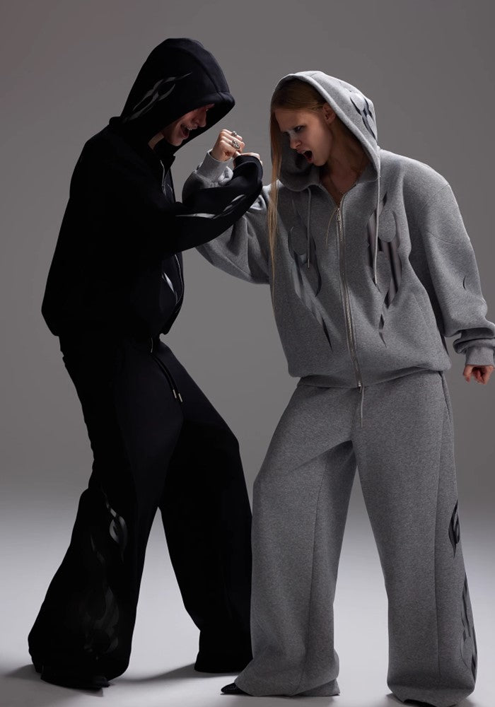 Basic tight silhouette design short length sweat setup  OR0807