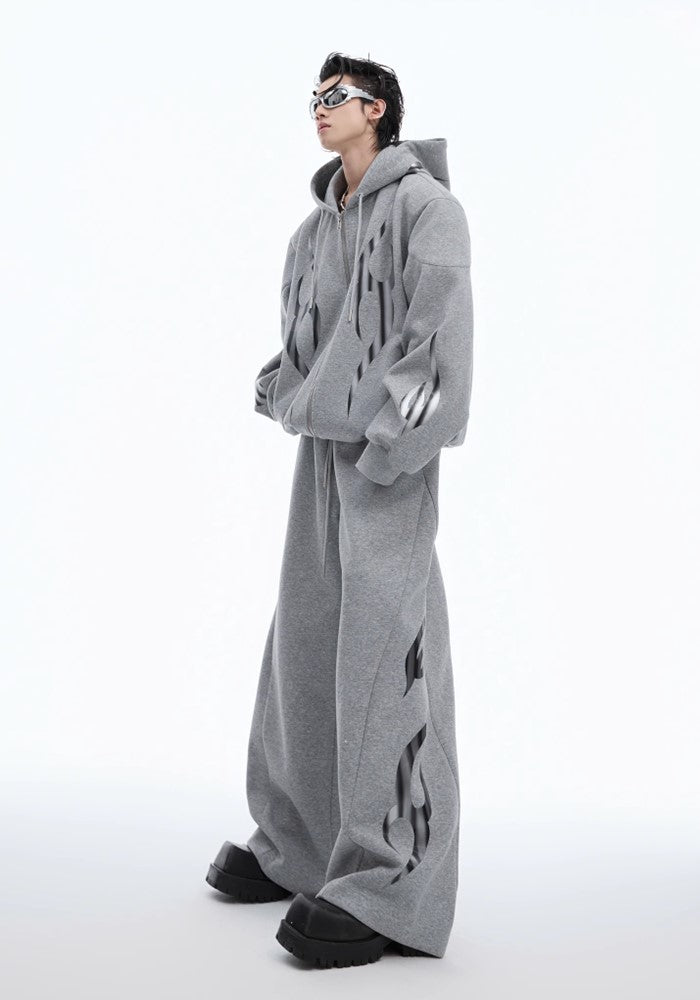 Basic tight silhouette design short length sweat setup  OR0807