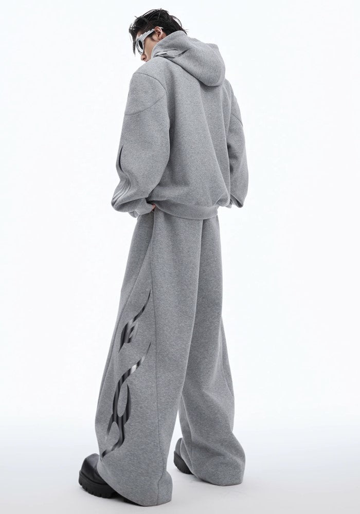Basic tight silhouette design short length sweat setup  OR0807