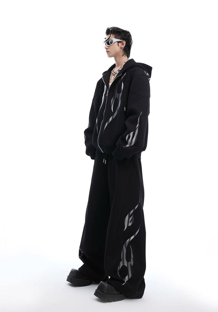 Basic tight silhouette design short length sweat setup  OR0807