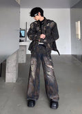 Dirty style muddy tight denim setup  OR0809