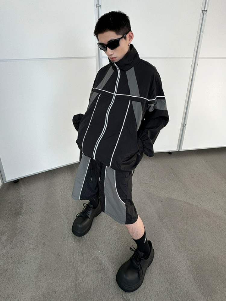 Color block design jacket & bottoms setup  OR0811