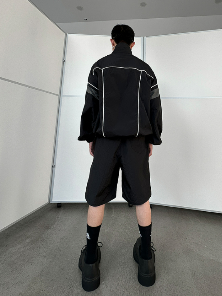 Color block design jacket & bottoms setup  OR0811