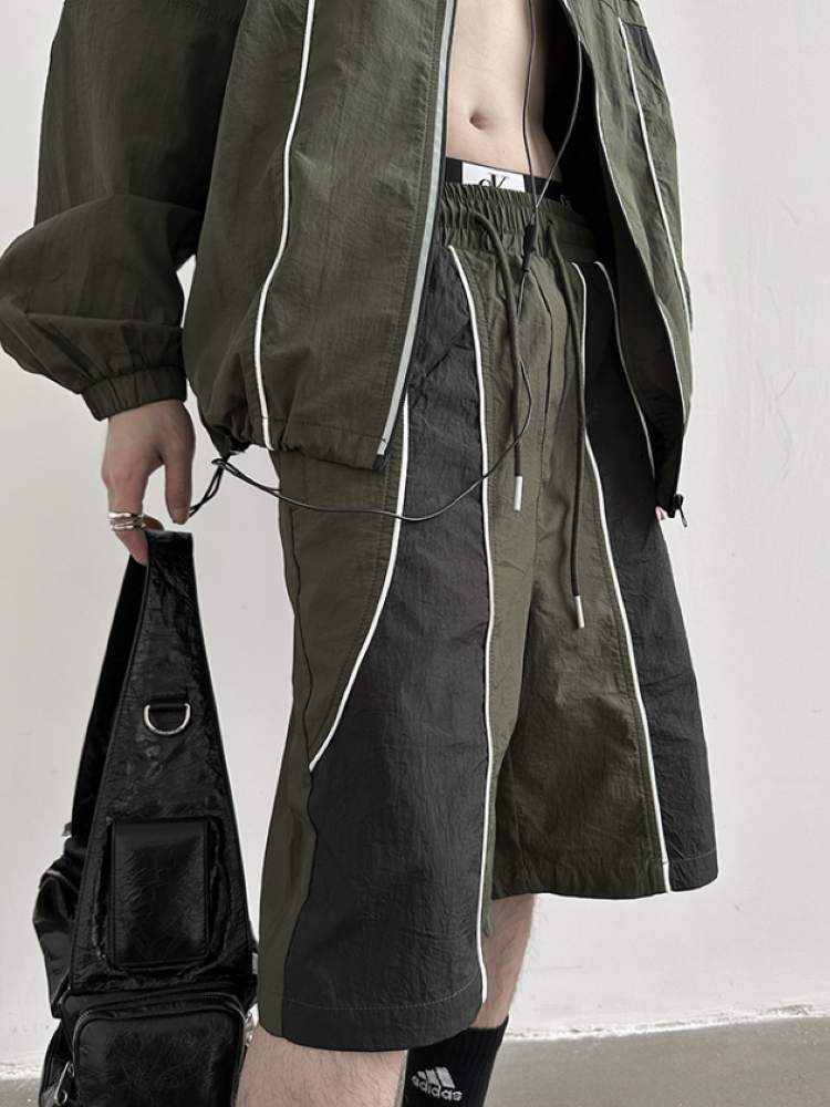 Color block design jacket & bottoms setup  OR0811