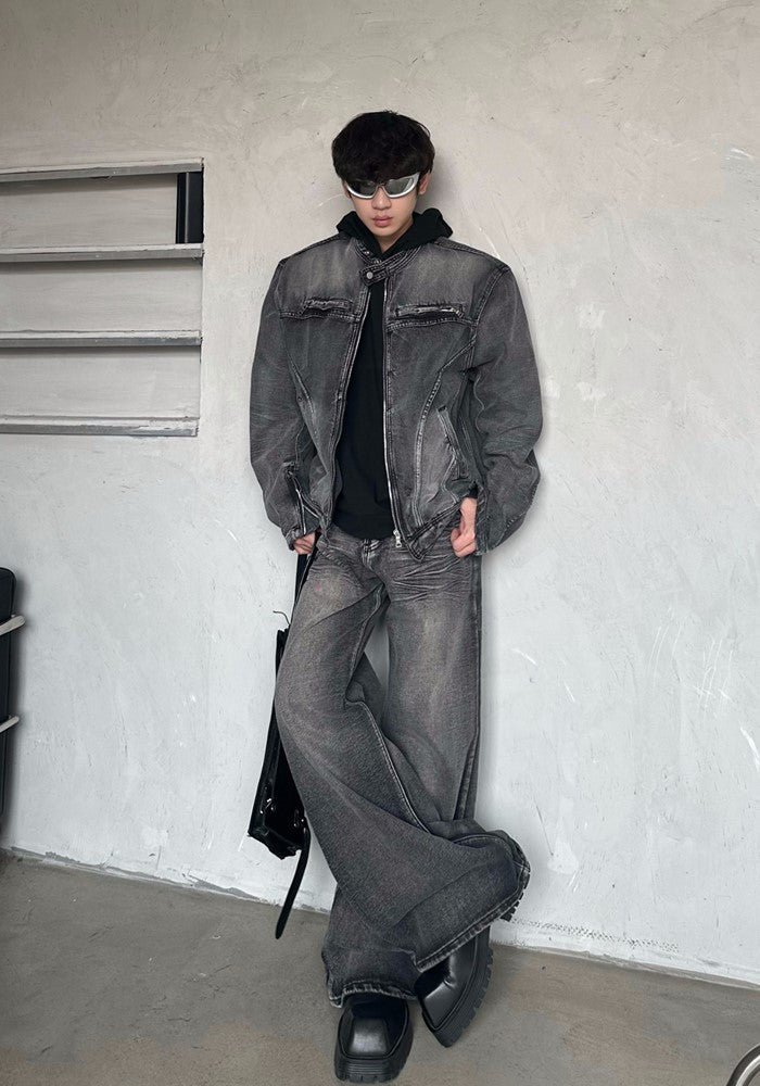 Dull wash vintage denim style set up  OR0832