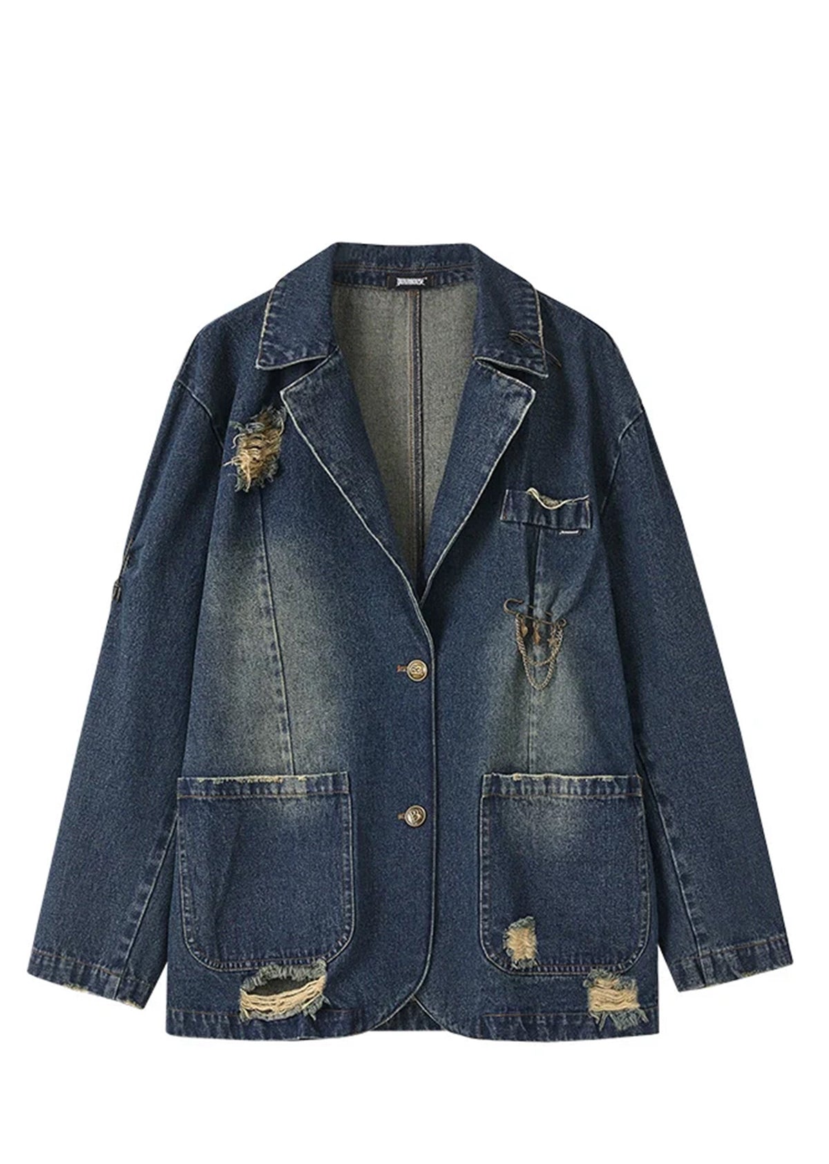 Dark color wash design vintage denim setup  OR0841