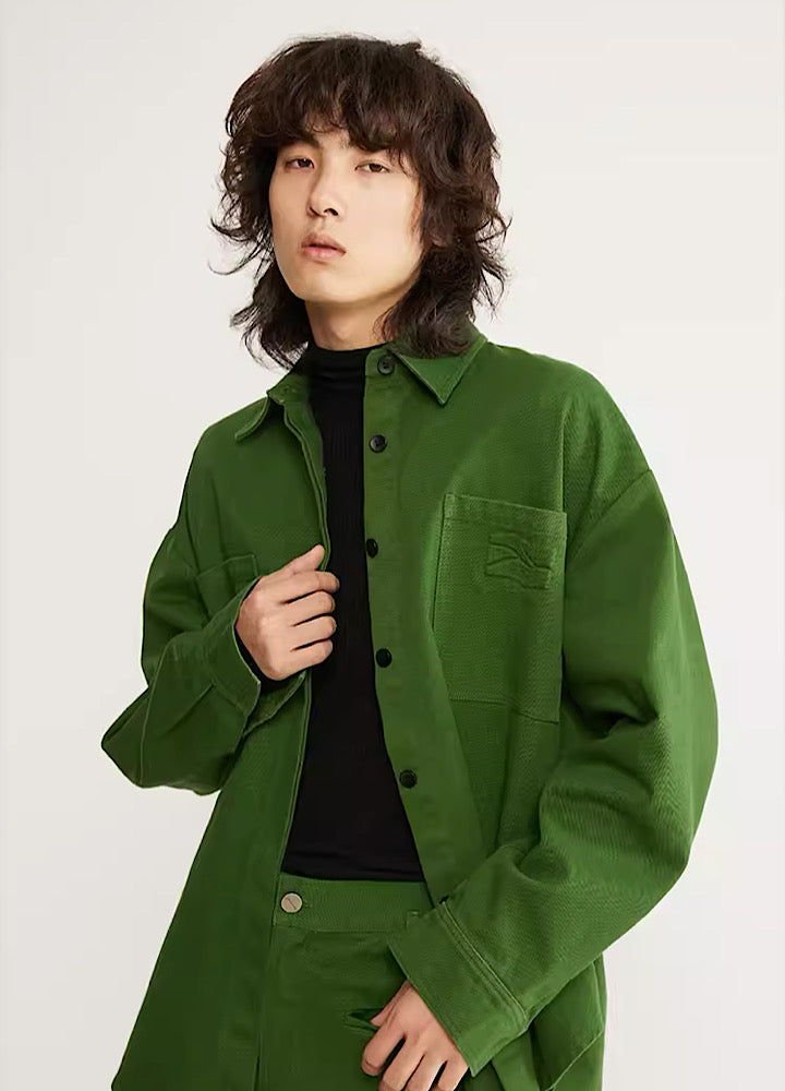 No-rise silhouette green color simple setup  OR0843