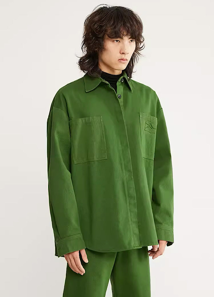 No-rise silhouette green color simple setup  OR0843