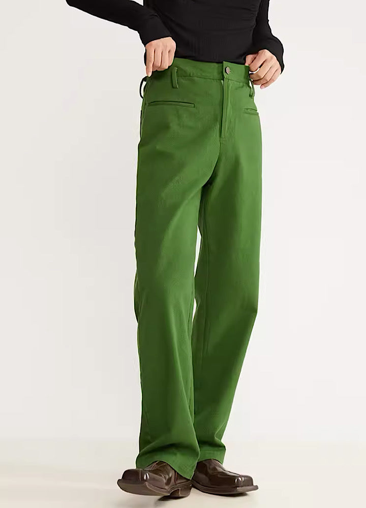 No-rise silhouette green color simple setup  OR0843