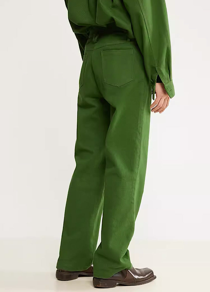 No-rise silhouette green color simple setup  OR0843
