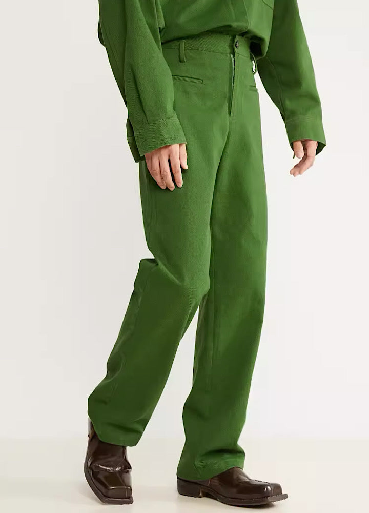 No-rise silhouette green color simple setup  OR0843