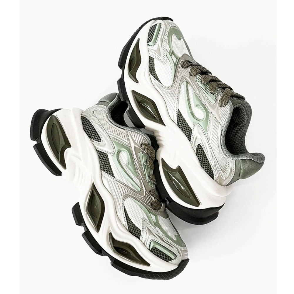 Gimmick design sharp silhouette tech style sneakers  OR0862