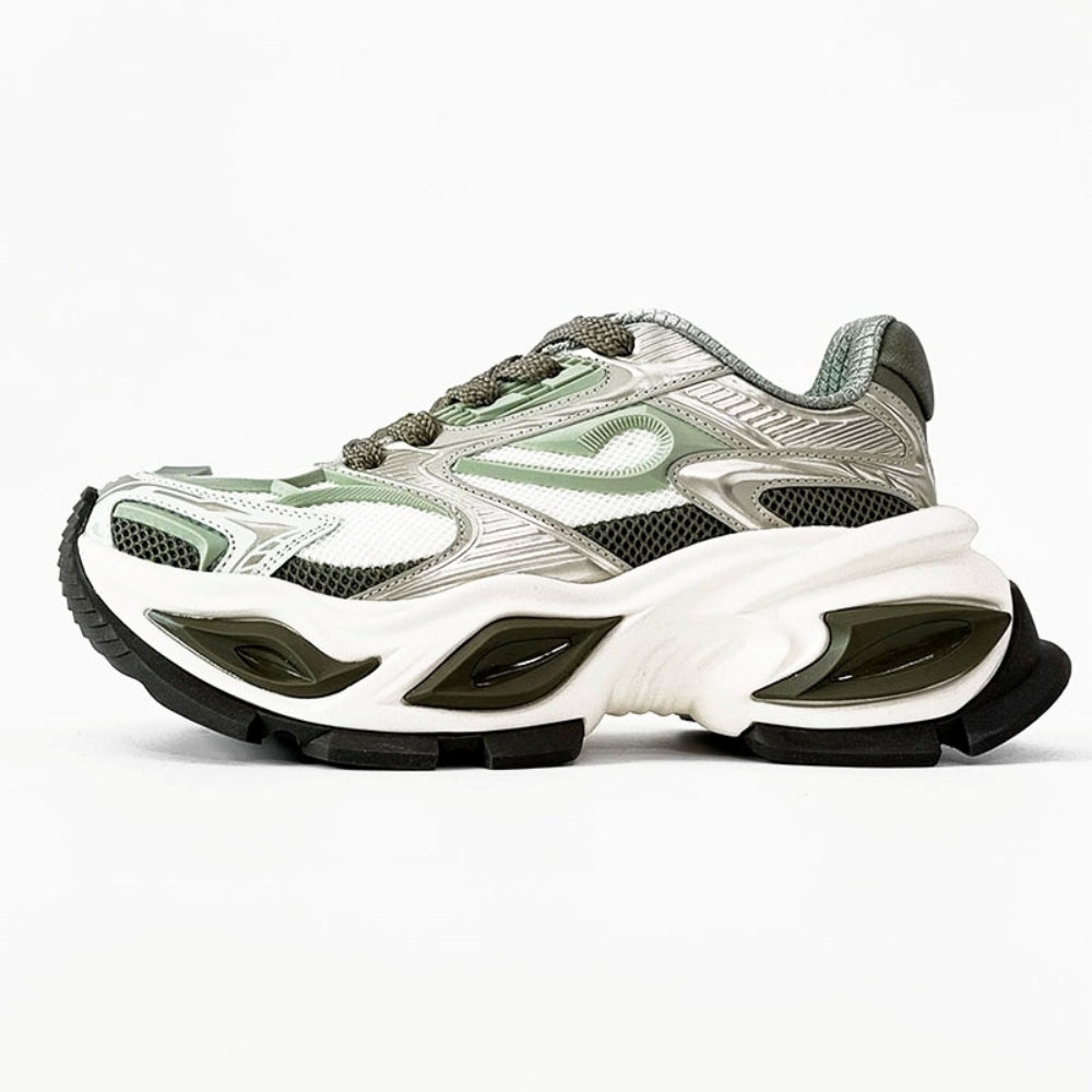 Gimmick design sharp silhouette tech style sneakers  OR0862