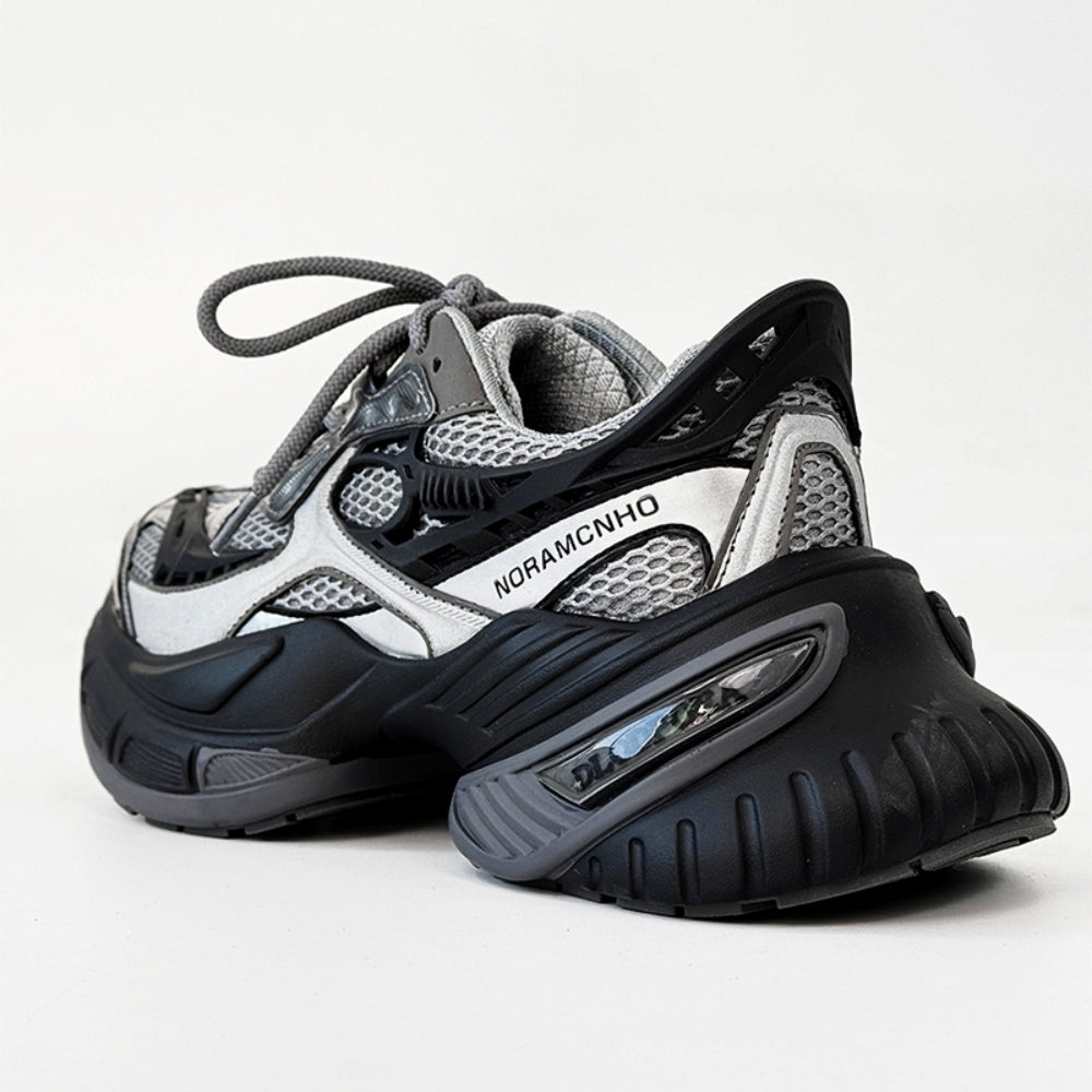 Wave platform silhouette street casual sneakers  OR0865
