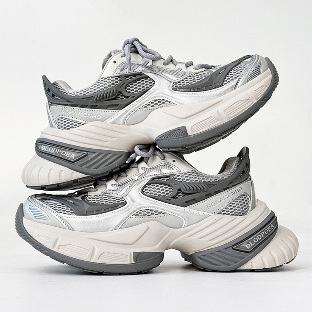 Wave platform silhouette street casual sneakers  OR0865