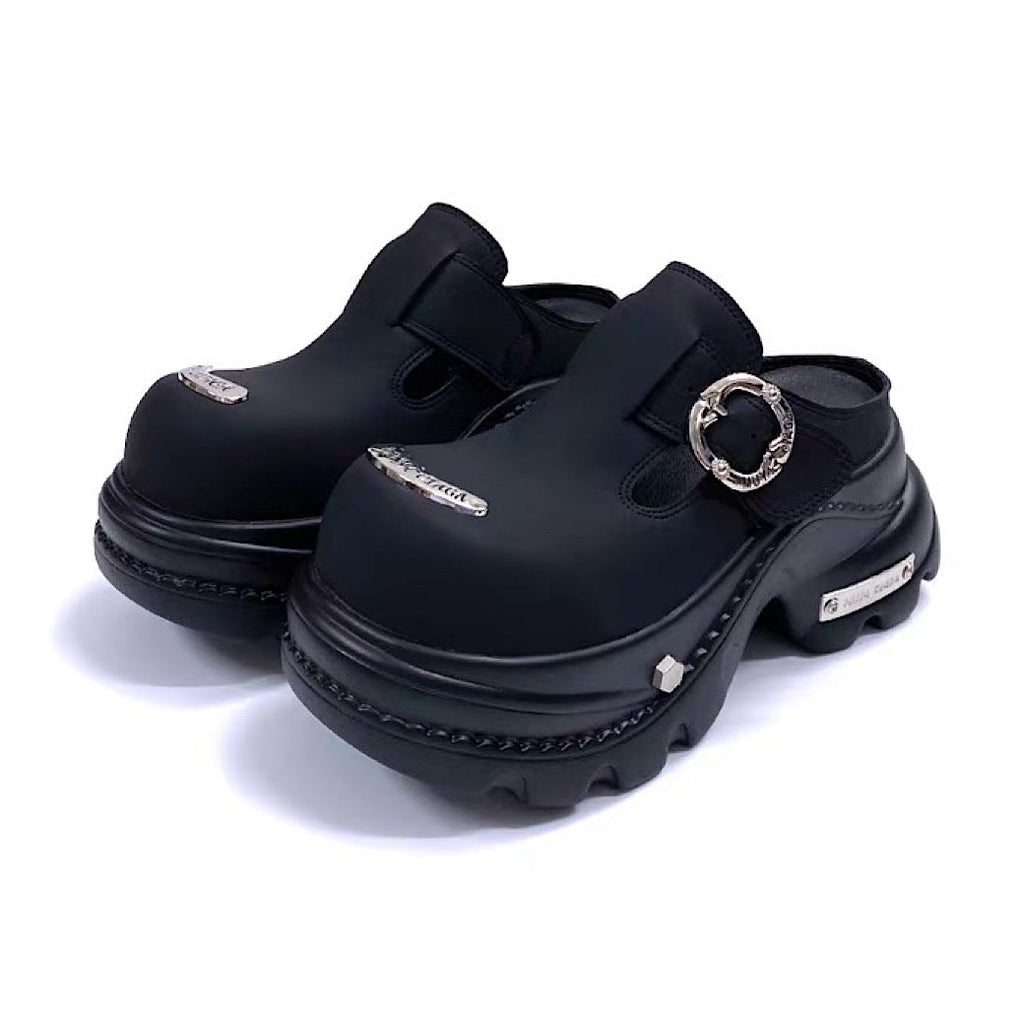 Belt buckle design platform sandal-style sneakers  OR0869