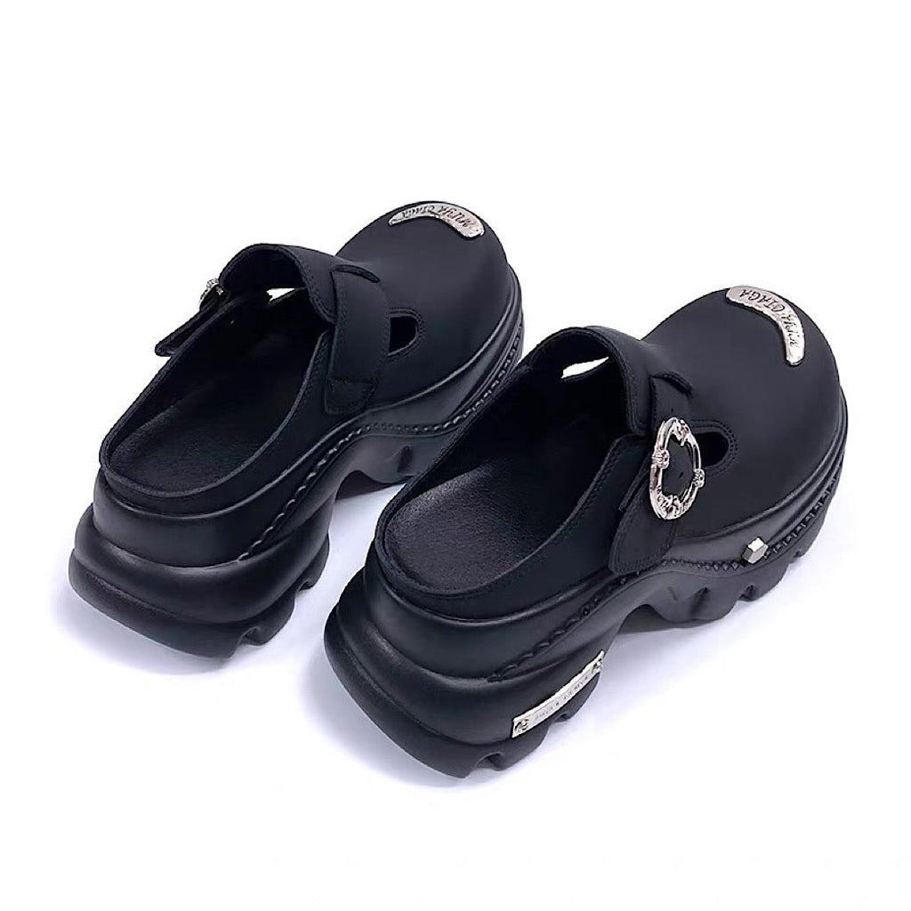 Belt buckle design platform sandal-style sneakers  OR0869