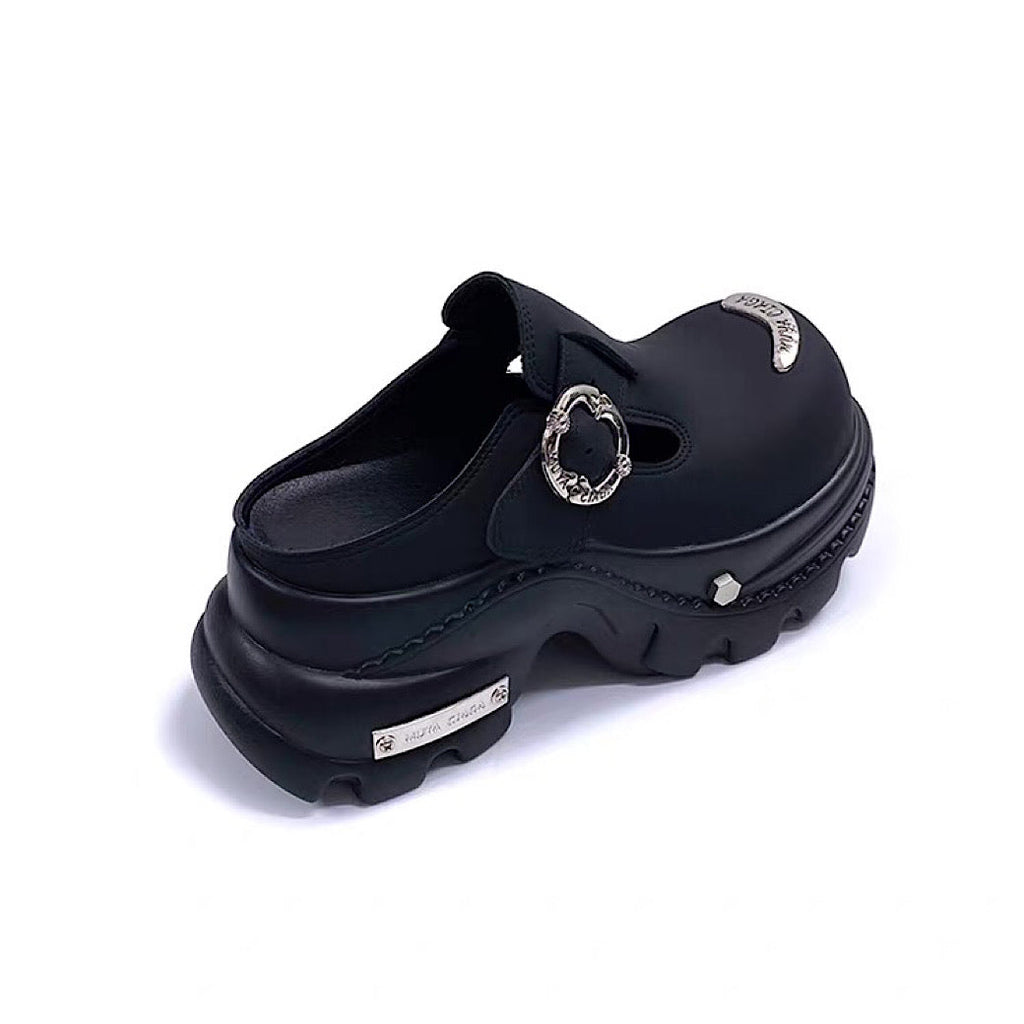 Belt buckle design platform sandal-style sneakers  OR0869