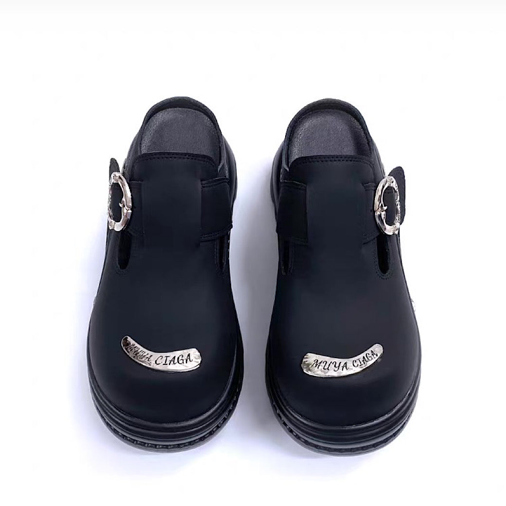 Belt buckle design platform sandal-style sneakers  OR0869