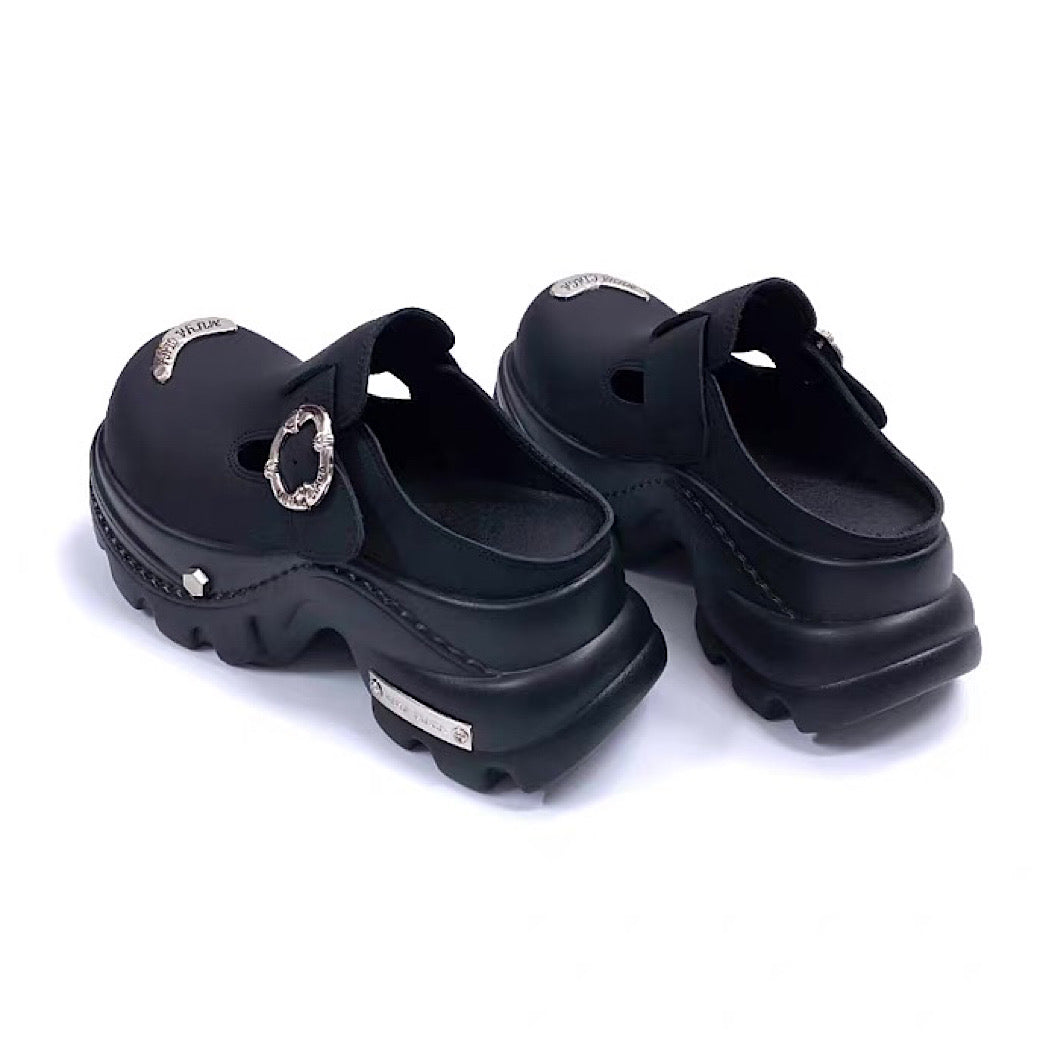 Belt buckle design platform sandal-style sneakers  OR0869