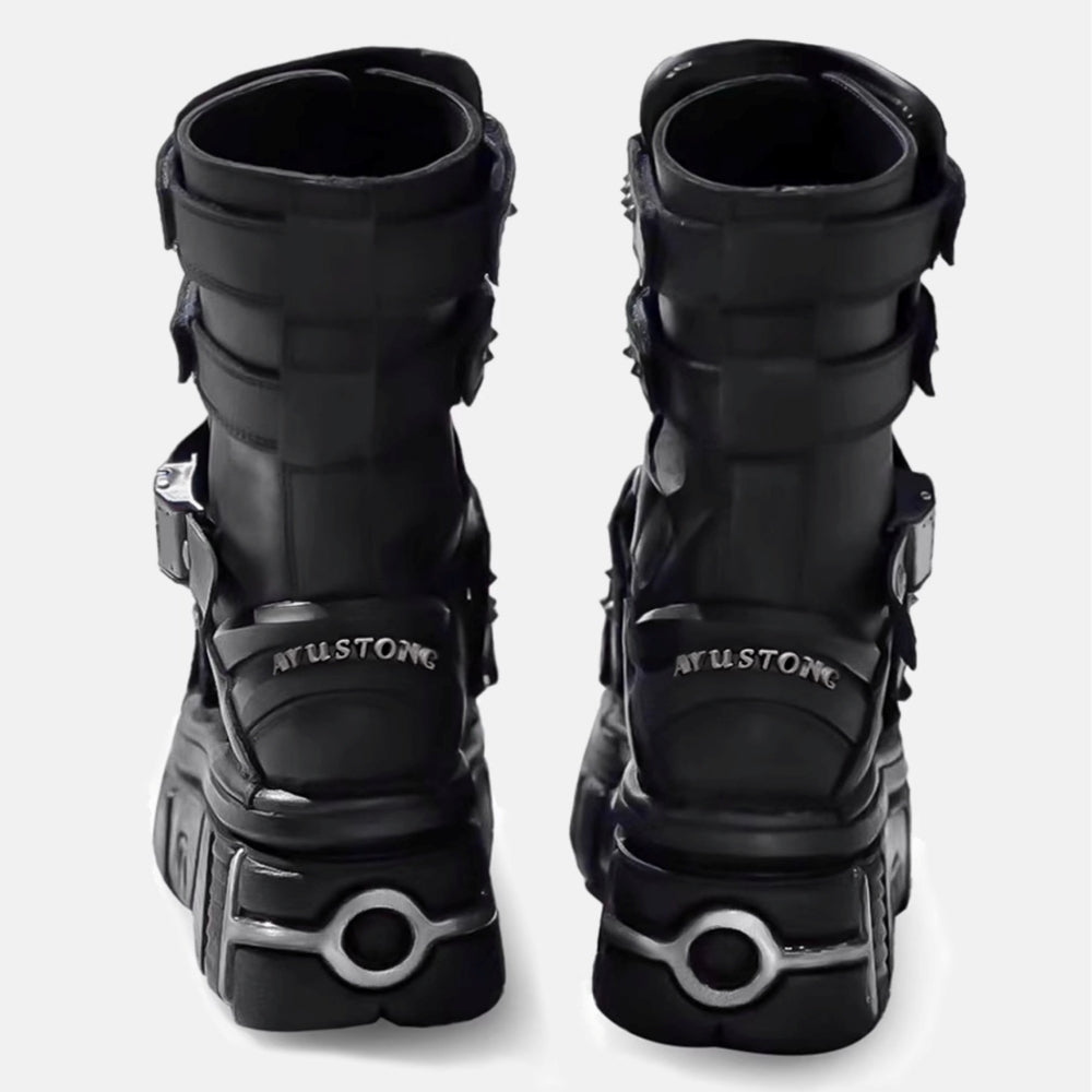 High-level gimmick punk street type boots  OR0875