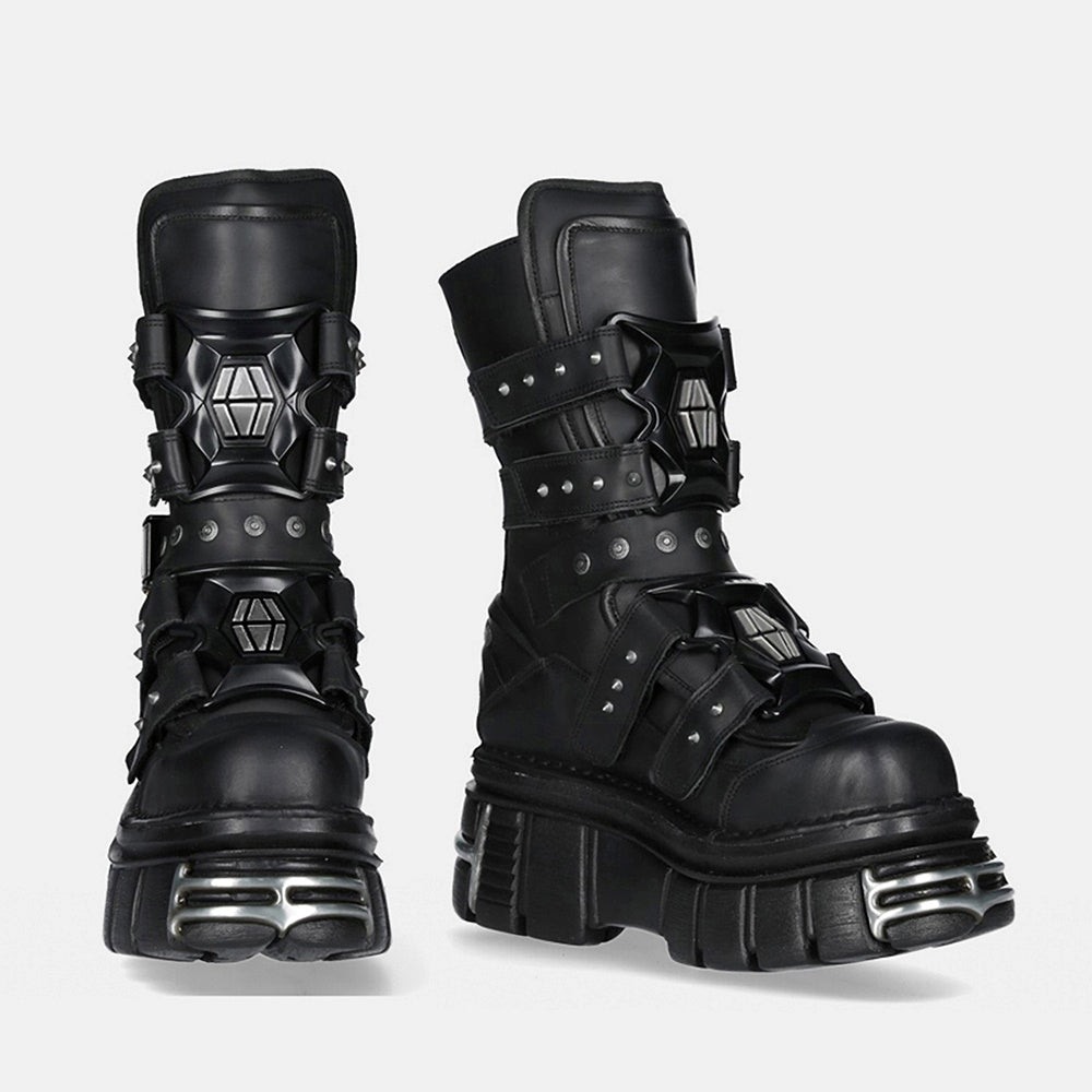 High-level gimmick punk street type boots  OR0875