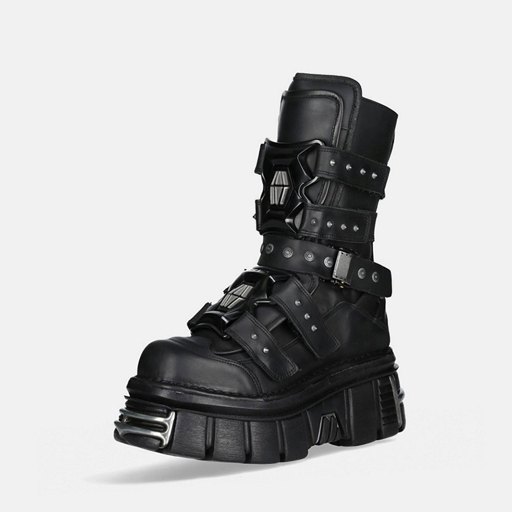 High-level gimmick punk street type boots  OR0875