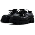High-mode style black ankh shiny boots  OR0876