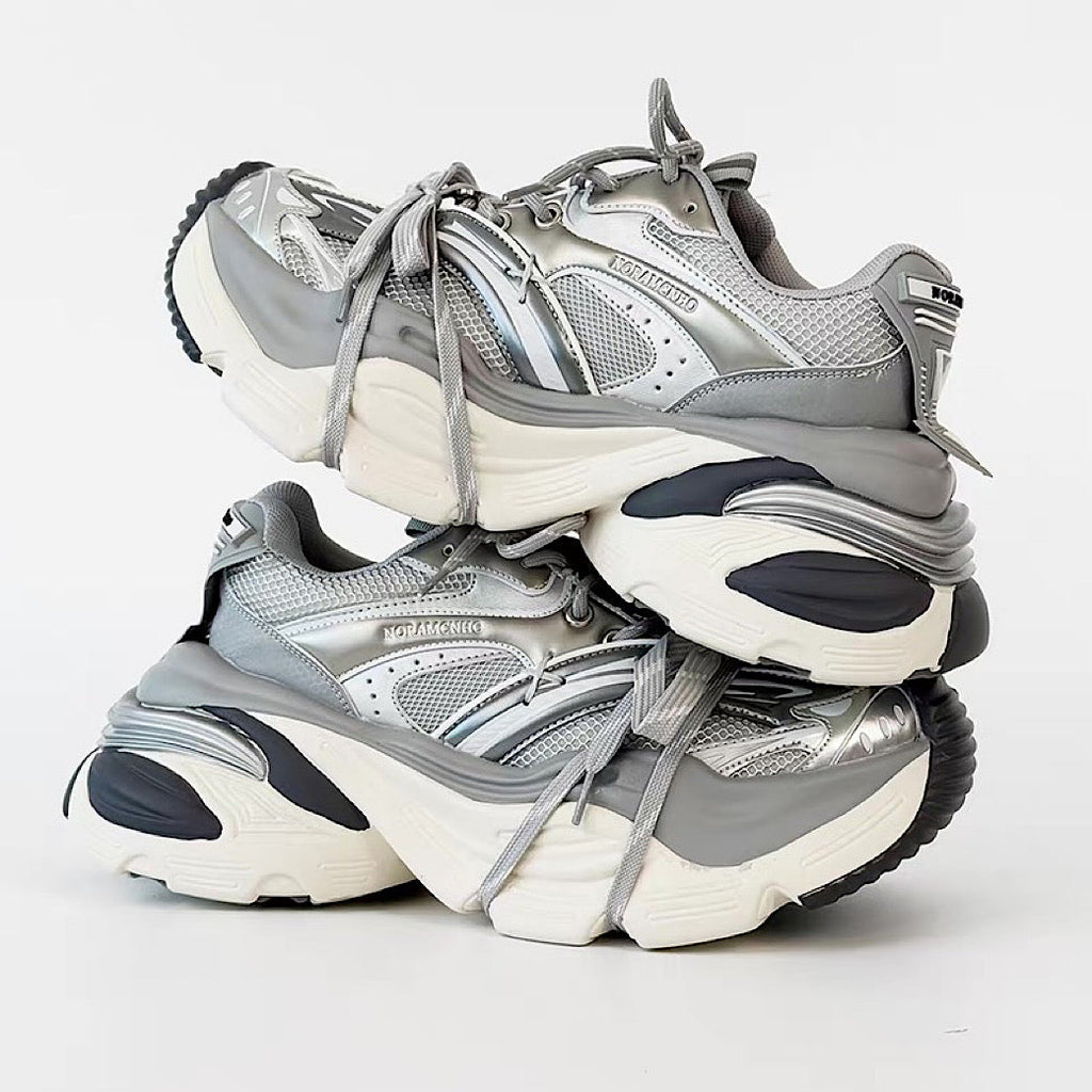 Upper sole point color design dad sneakers  OR0879