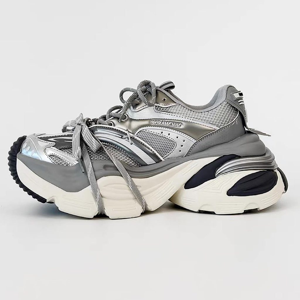 Upper sole point color design dad sneakers  OR0879
