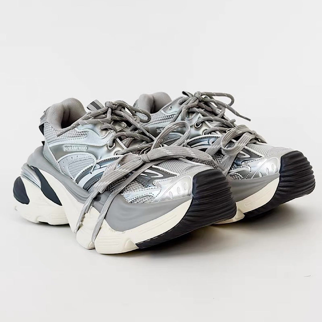 Upper sole point color design dad sneakers  OR0879