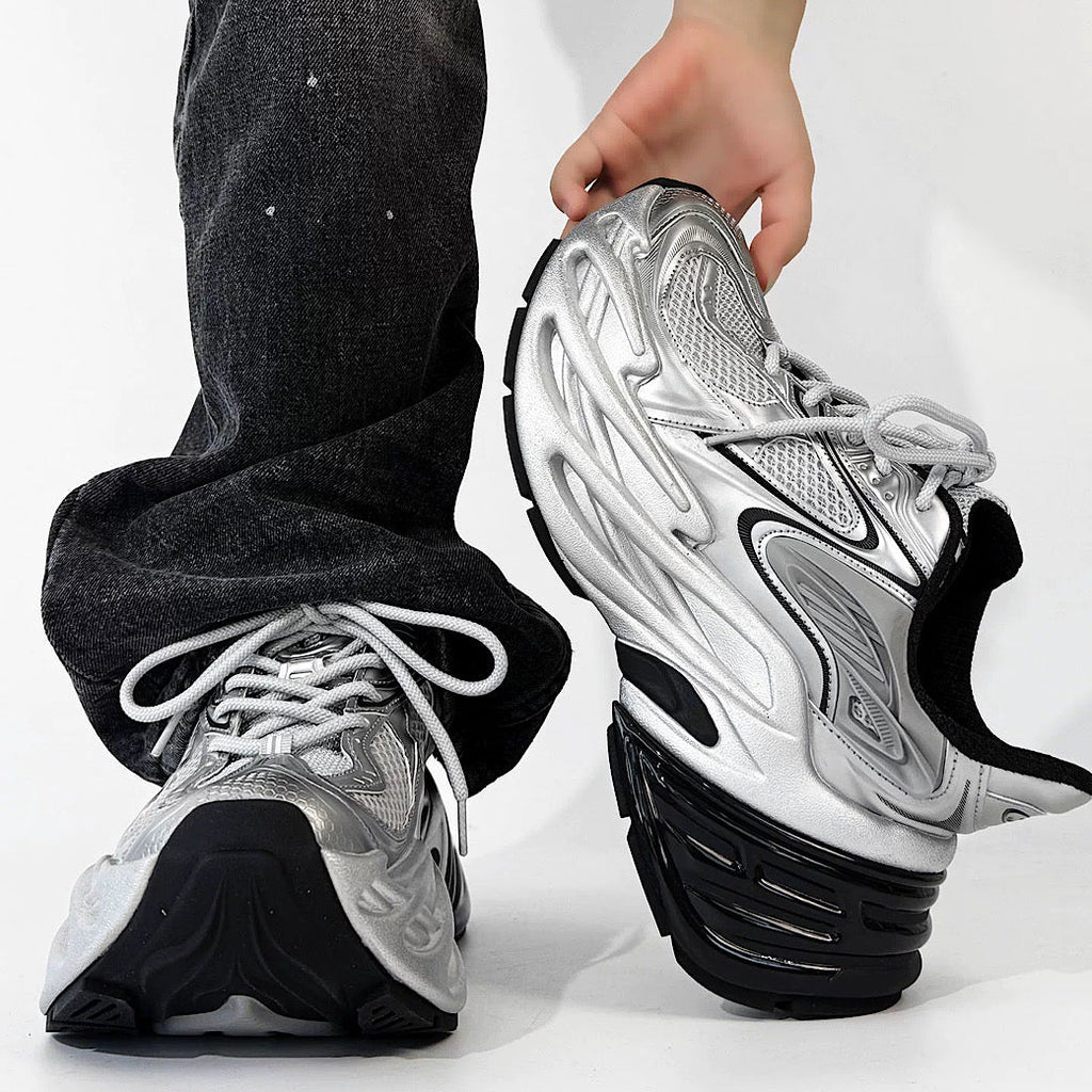 Wave gradient sole design sneakers  OR0881