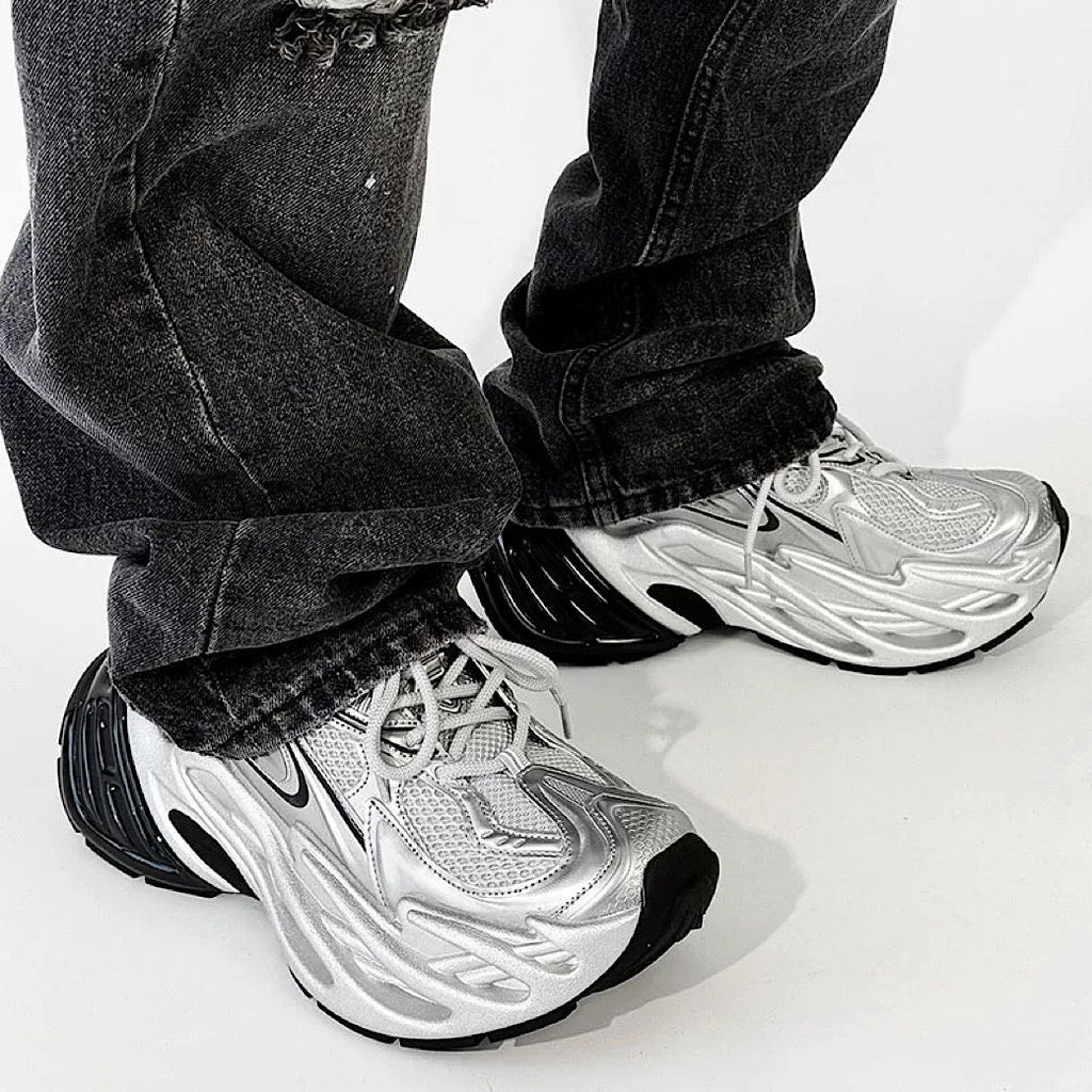 Wave gradient sole design sneakers  OR0881