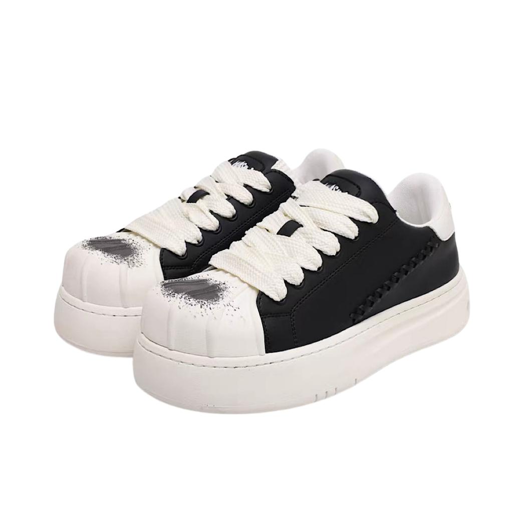 Basic monotone color platform sneakers  OR0896