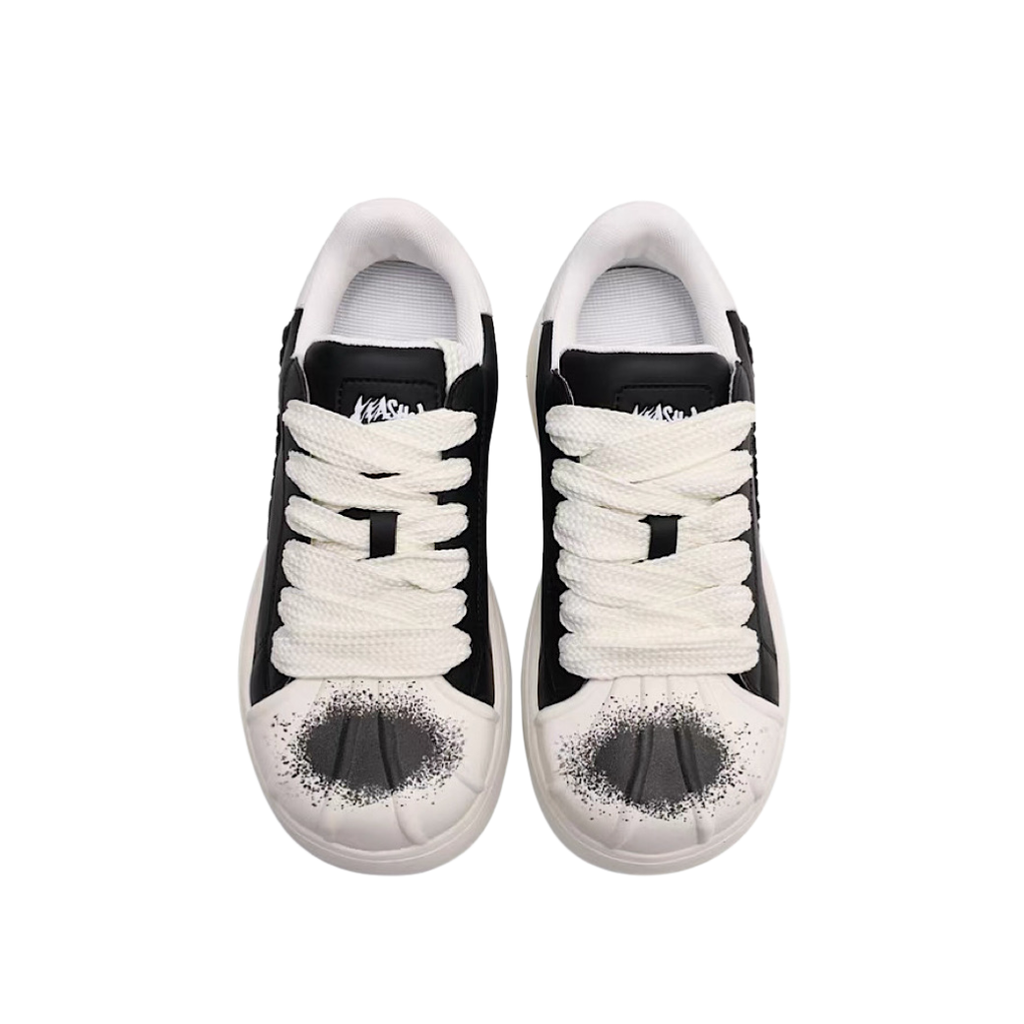 Basic monotone color platform sneakers  OR0896