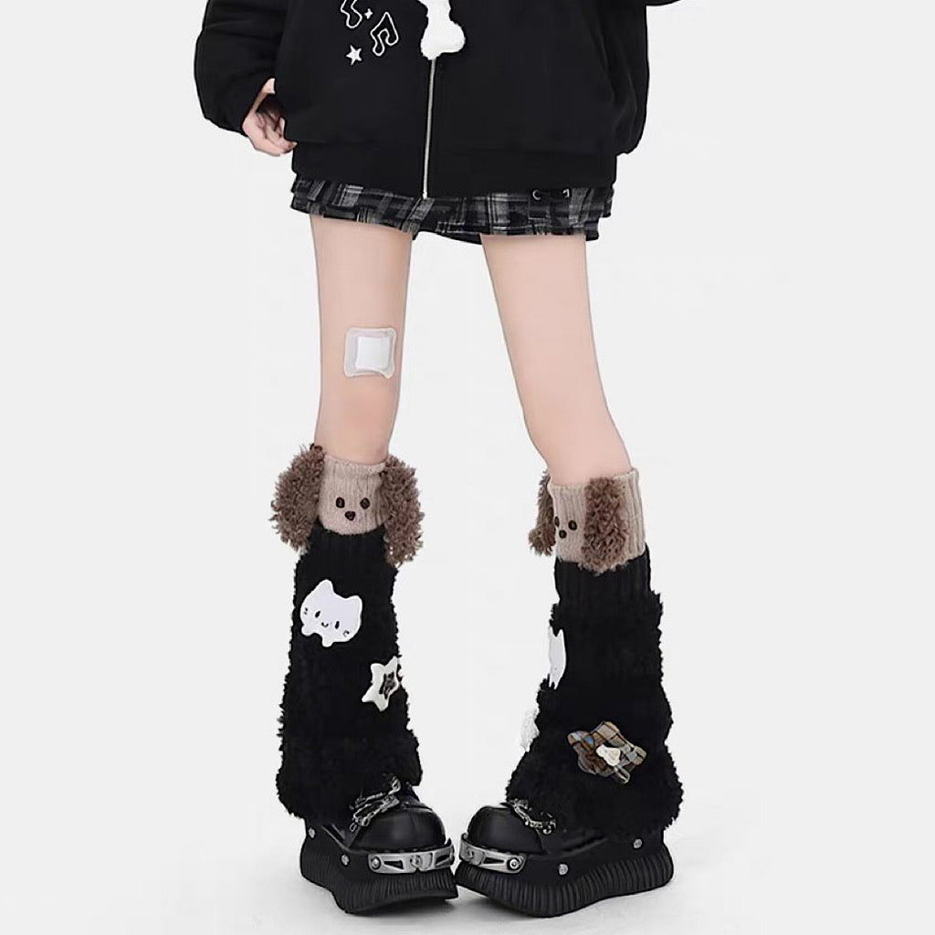 Gothic punk simple black belt design sneakers  OR0902