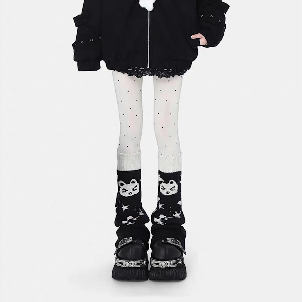 Gothic punk simple black belt design sneakers  OR0902
