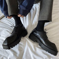 Angular silhouette design simple black shoes  OR0904