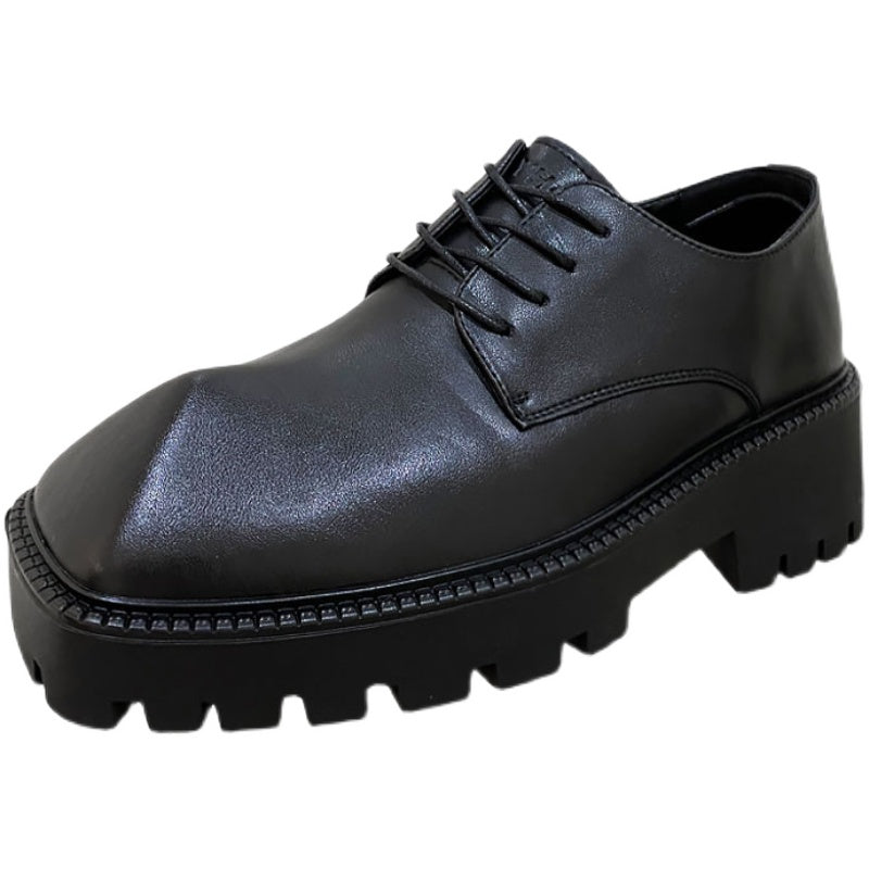 Angular silhouette design simple black shoes  OR0904