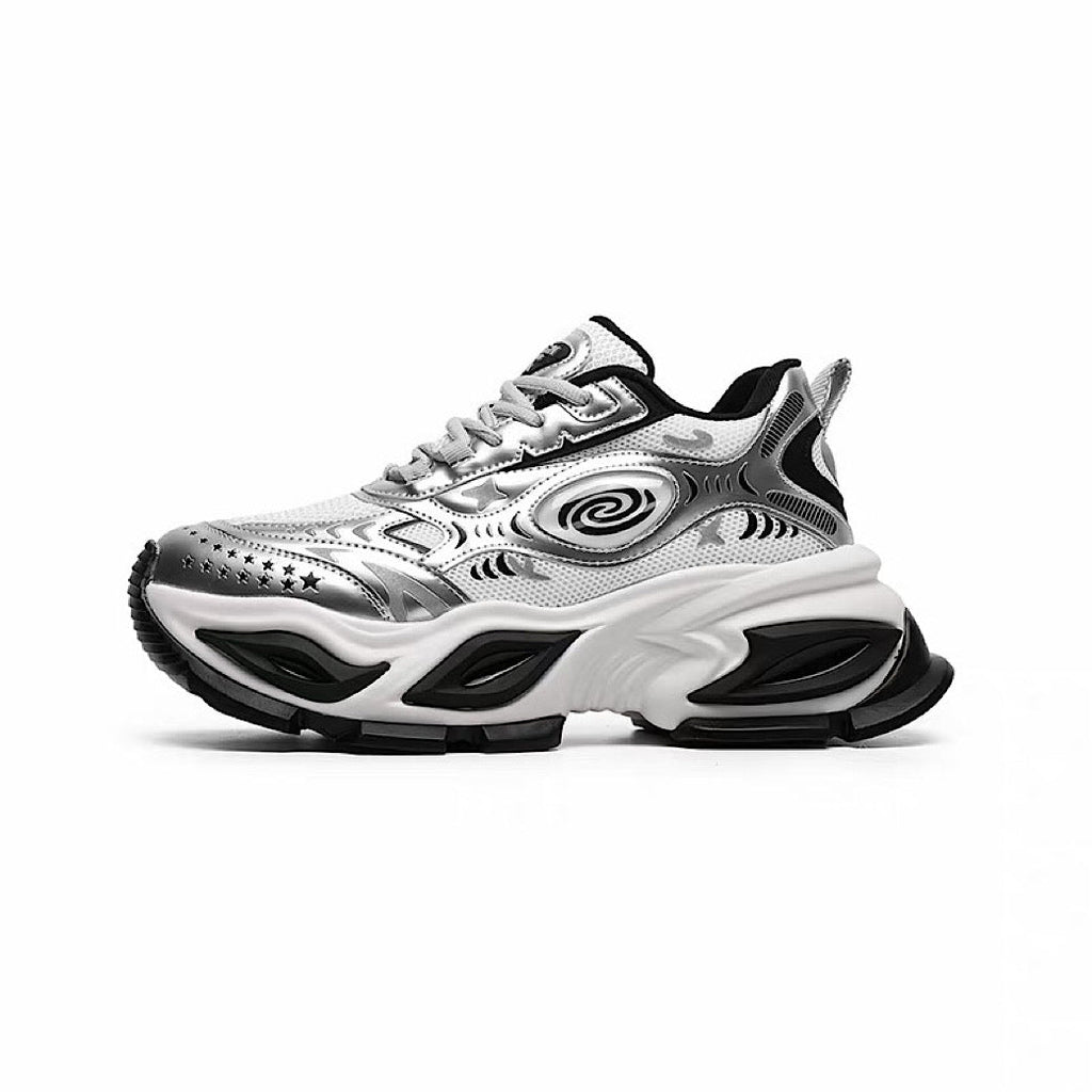 Marble Point Design Platform Casual Sneakers  OR0906