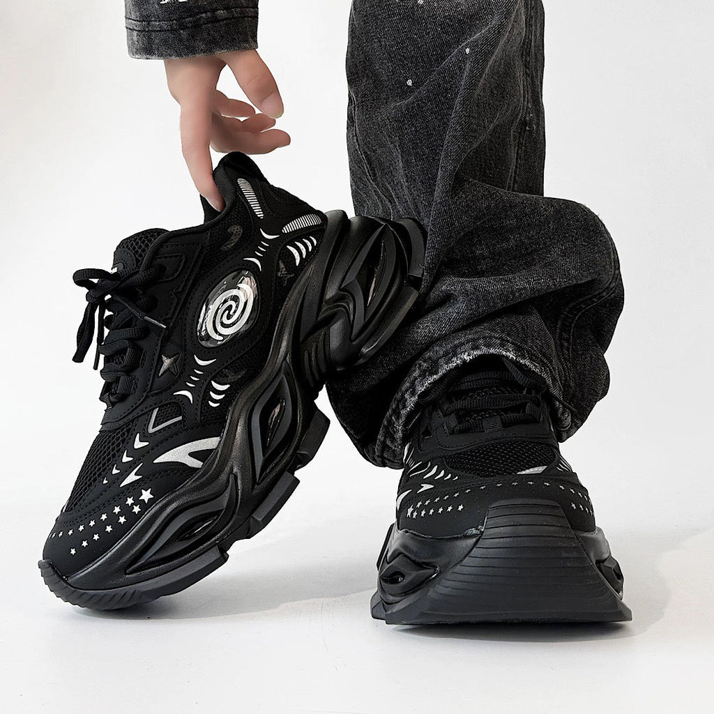 Marble Point Design Platform Casual Sneakers  OR0906