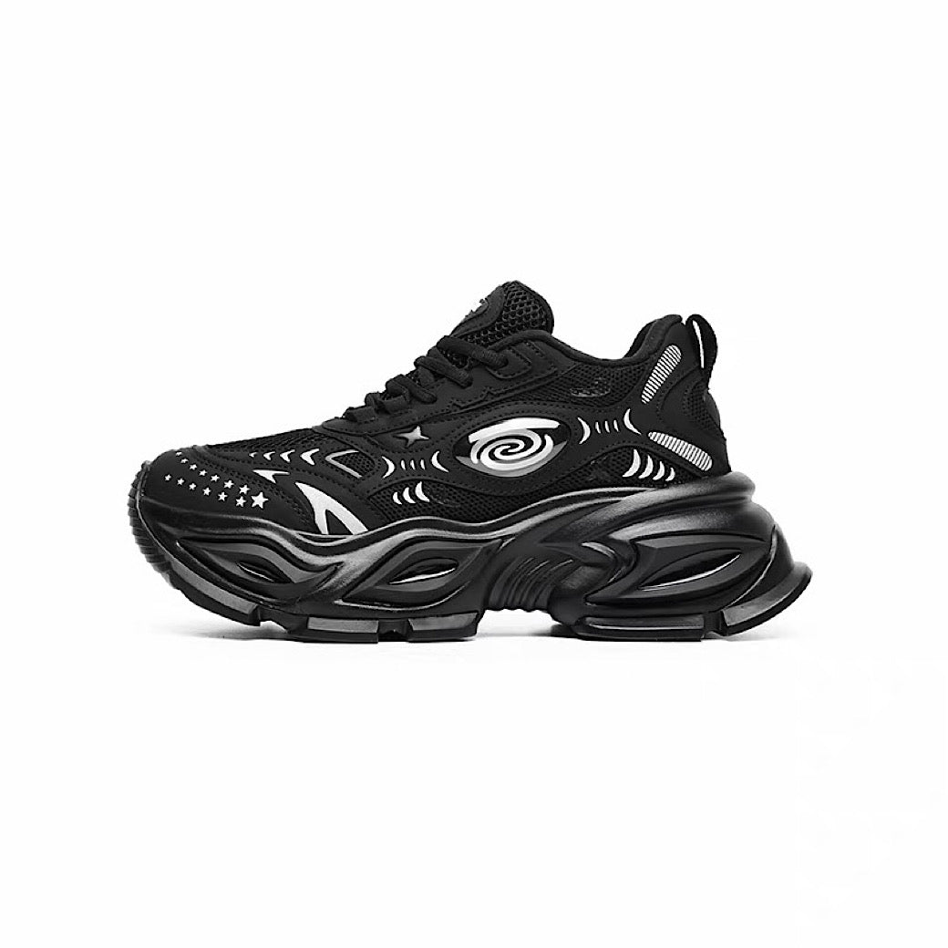 Marble Point Design Platform Casual Sneakers  OR0906